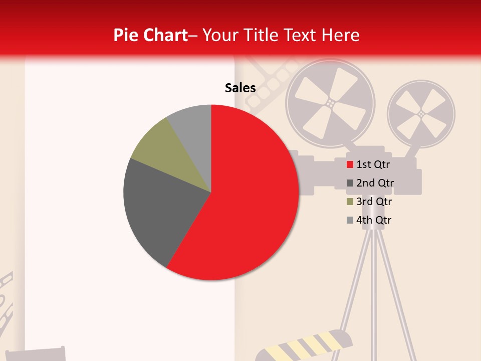 Blockbuster Cameraman Presentation PowerPoint Template