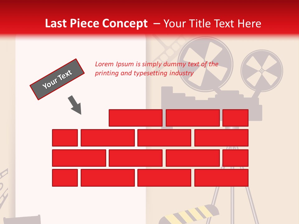 Blockbuster Cameraman Presentation PowerPoint Template