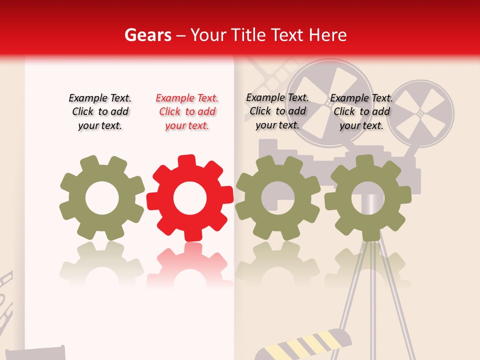 Blockbuster Cameraman Presentation PowerPoint Template