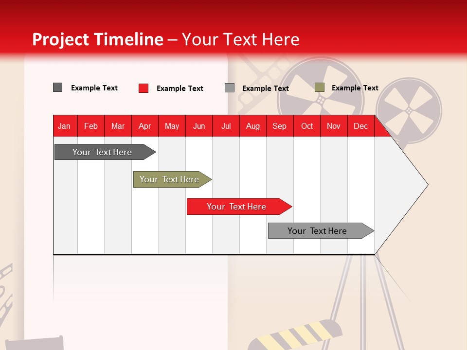 Blockbuster Cameraman Presentation PowerPoint Template