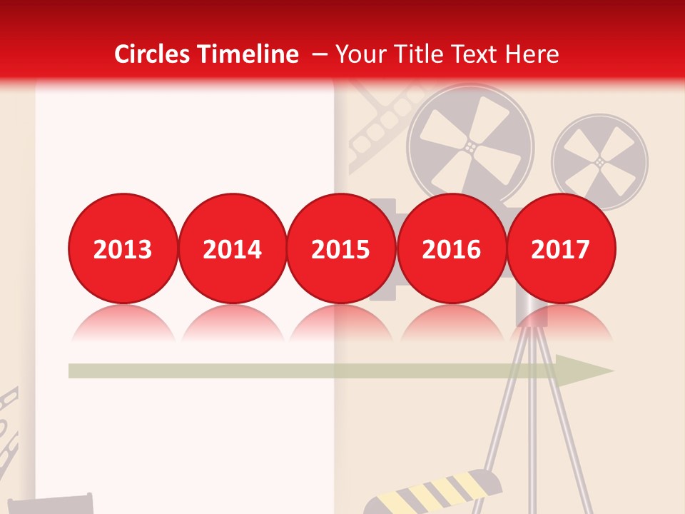 Blockbuster Cameraman Presentation PowerPoint Template