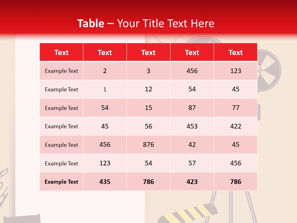 Blockbuster Cameraman Presentation PowerPoint Template