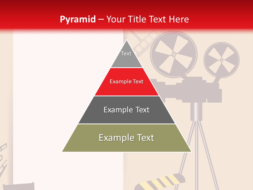 Blockbuster Cameraman Presentation PowerPoint Template