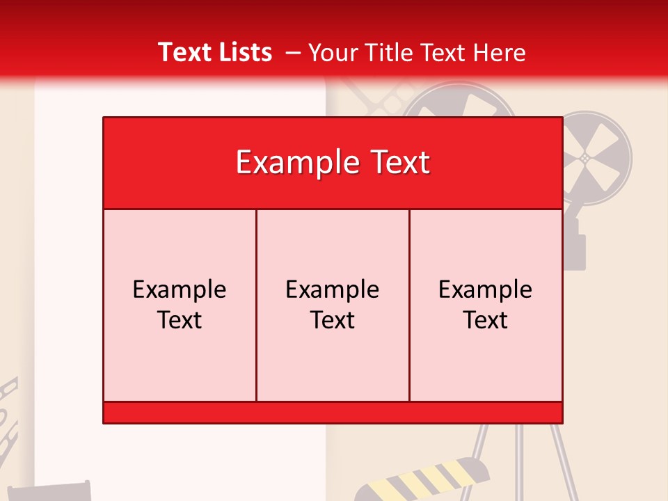 Blockbuster Cameraman Presentation PowerPoint Template