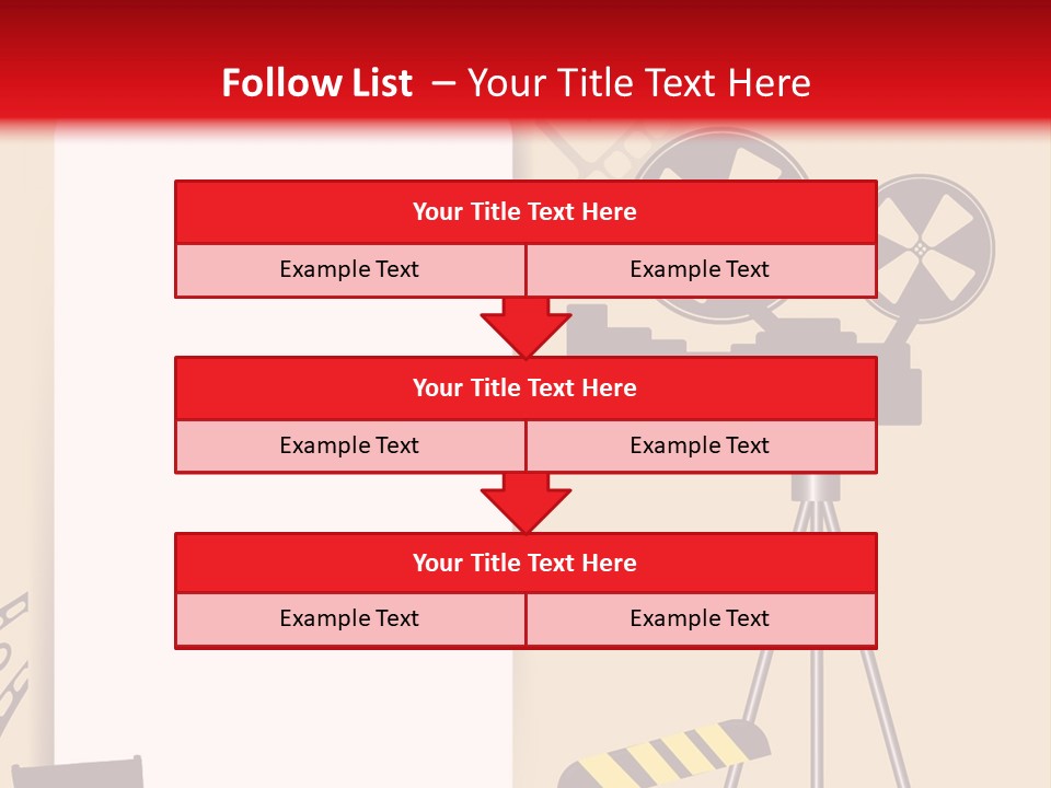 Blockbuster Cameraman Presentation PowerPoint Template