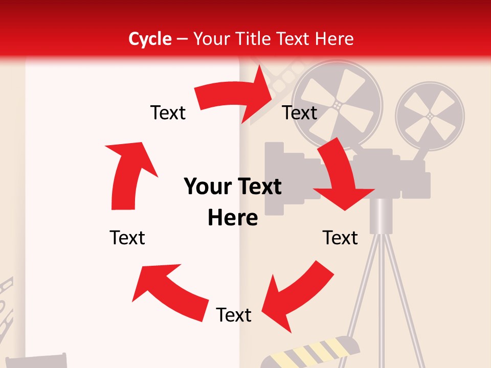 Blockbuster Cameraman Presentation PowerPoint Template