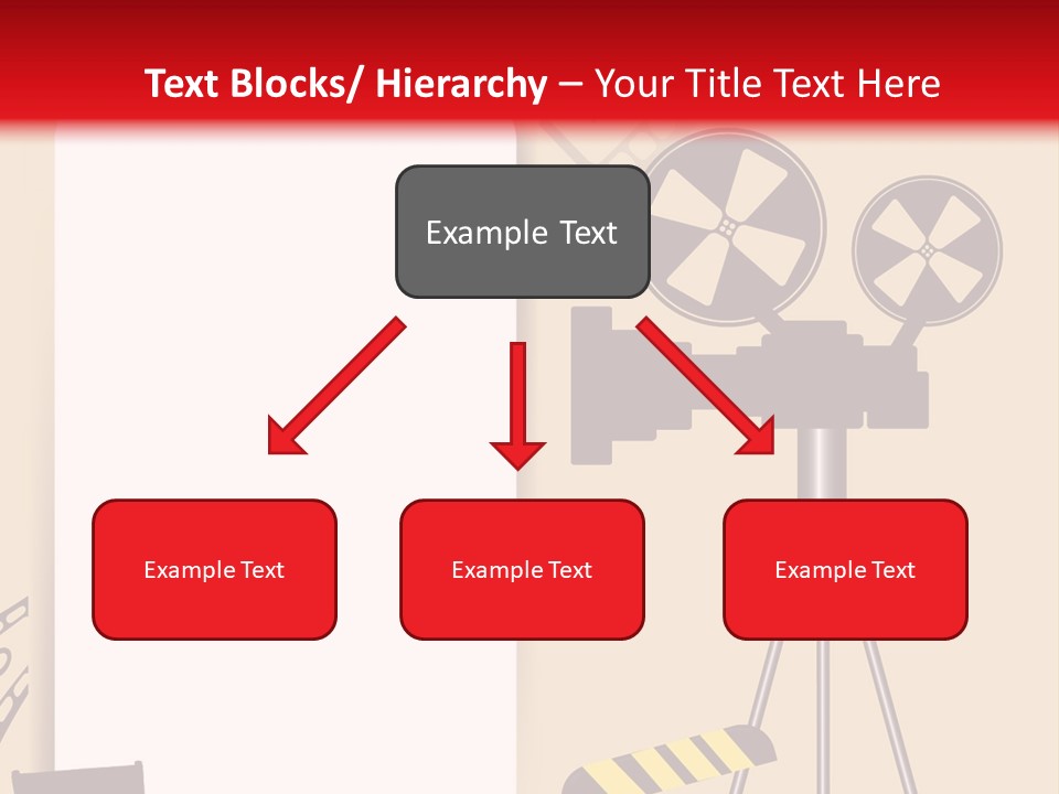 Blockbuster Cameraman Presentation PowerPoint Template