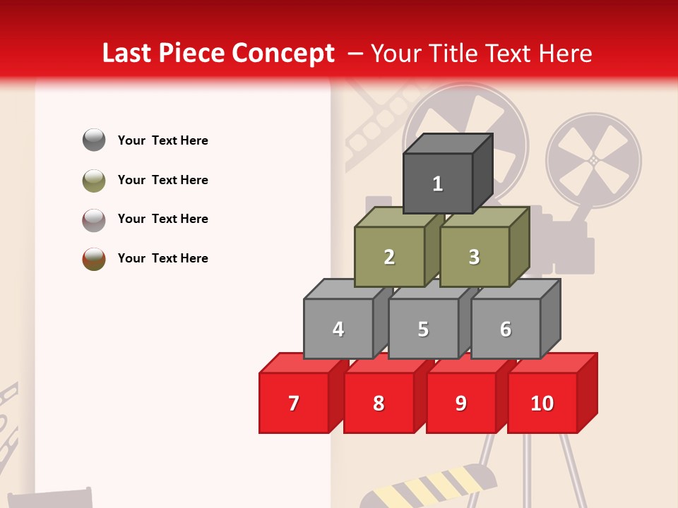 Blockbuster Cameraman Presentation PowerPoint Template