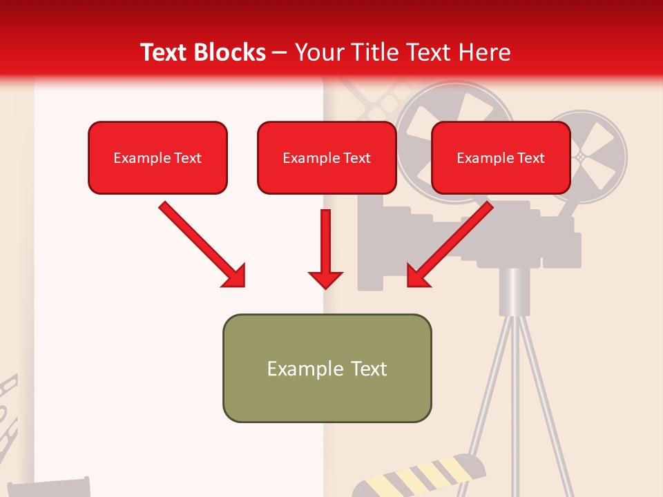 Blockbuster Cameraman Presentation PowerPoint Template