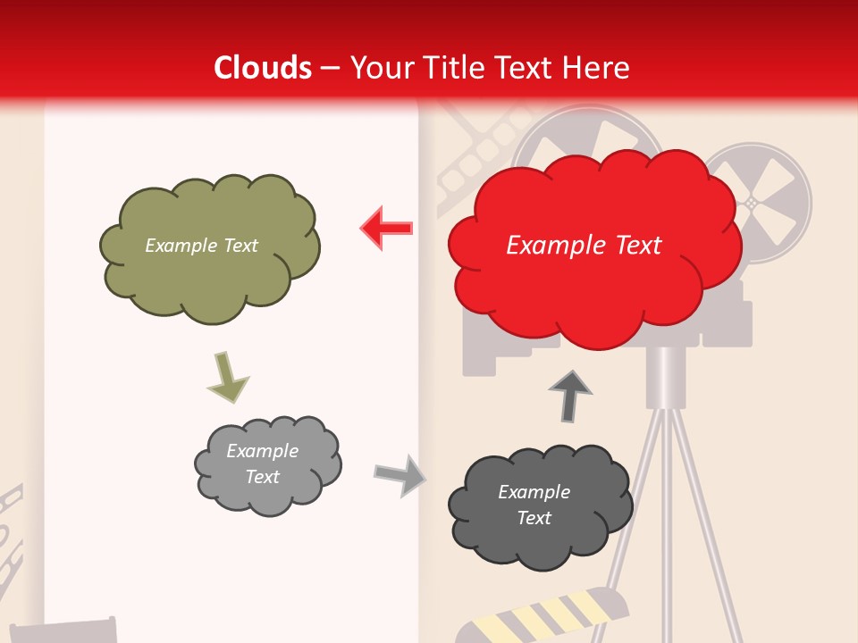 Blockbuster Cameraman Presentation PowerPoint Template