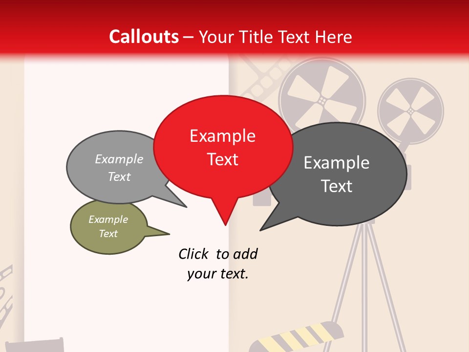 Blockbuster Cameraman Presentation PowerPoint Template