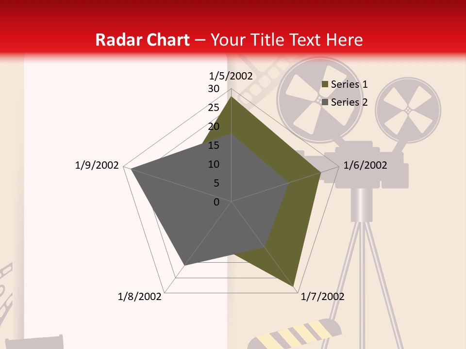Blockbuster Cameraman Presentation PowerPoint Template