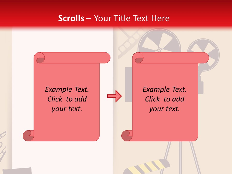 Blockbuster Cameraman Presentation PowerPoint Template