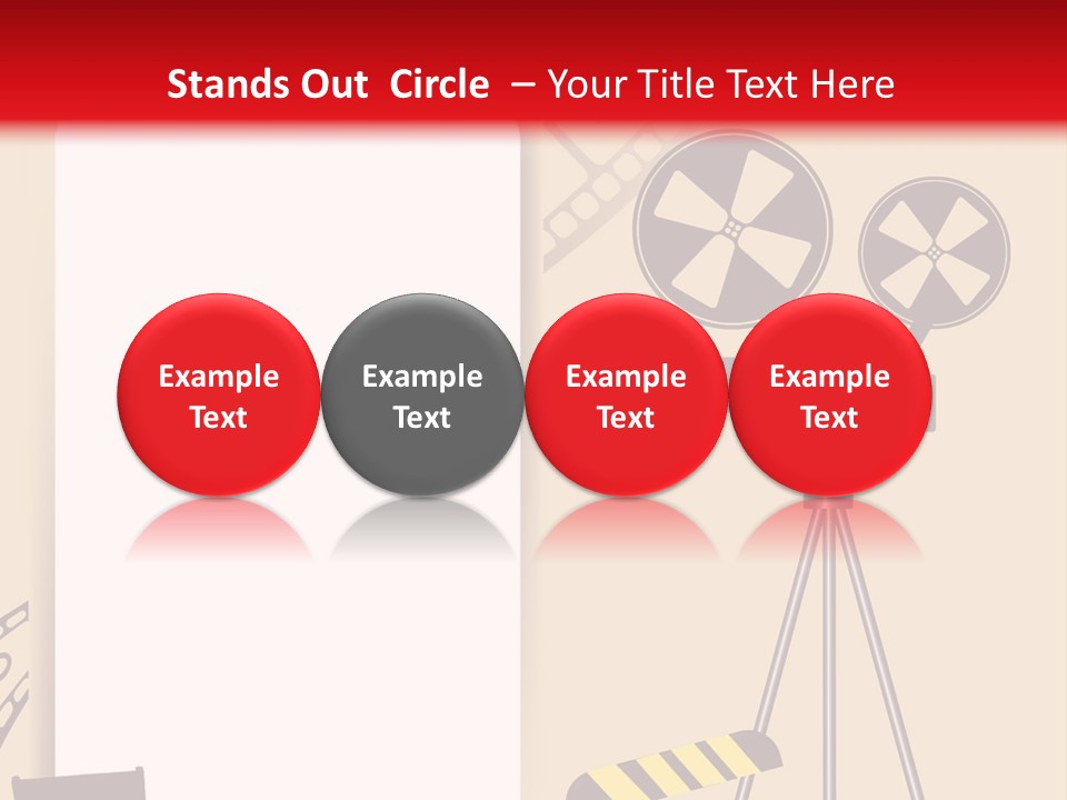 Blockbuster Cameraman Presentation PowerPoint Template