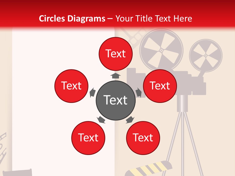 Blockbuster Cameraman Presentation PowerPoint Template