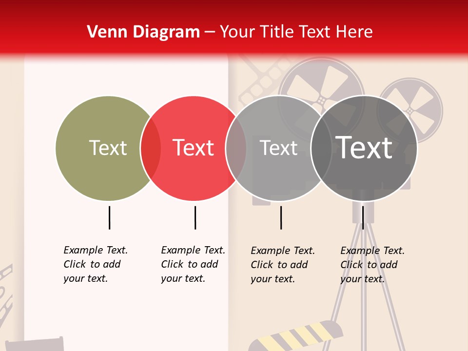 Blockbuster Cameraman Presentation PowerPoint Template
