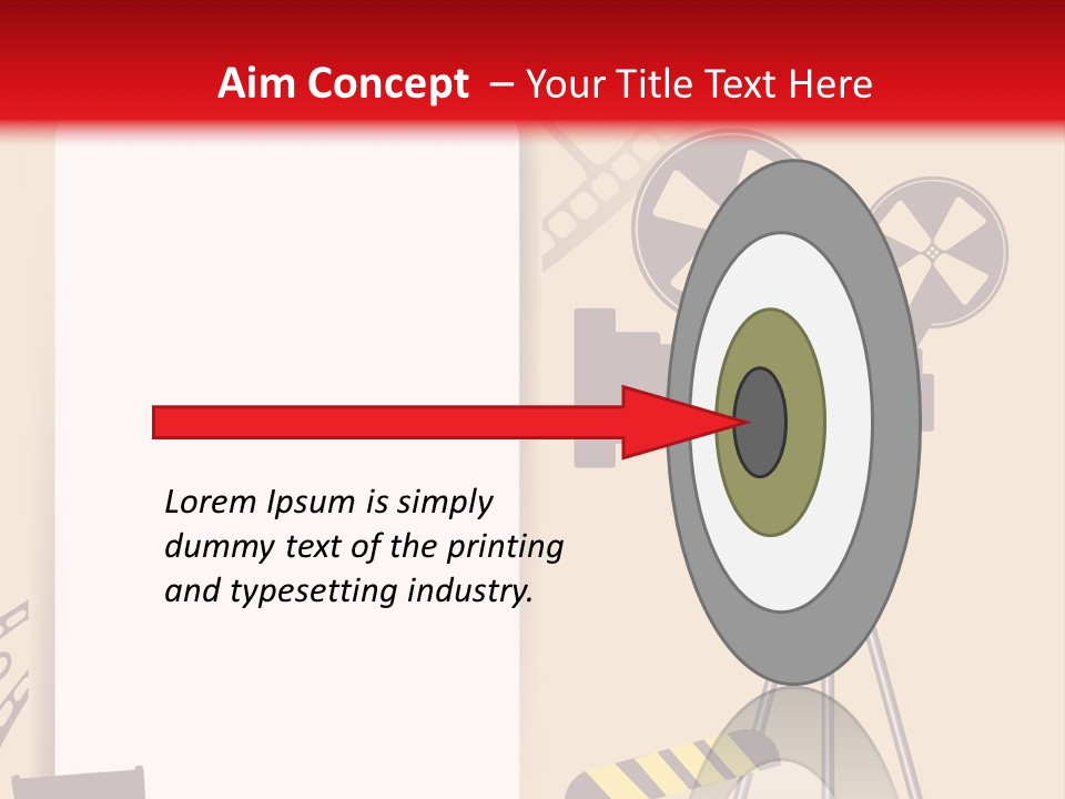 Blockbuster Cameraman Presentation PowerPoint Template