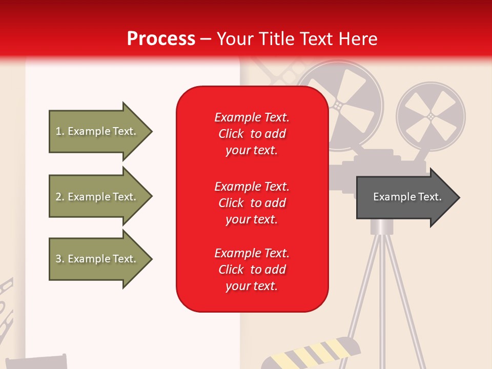 Blockbuster Cameraman Presentation PowerPoint Template