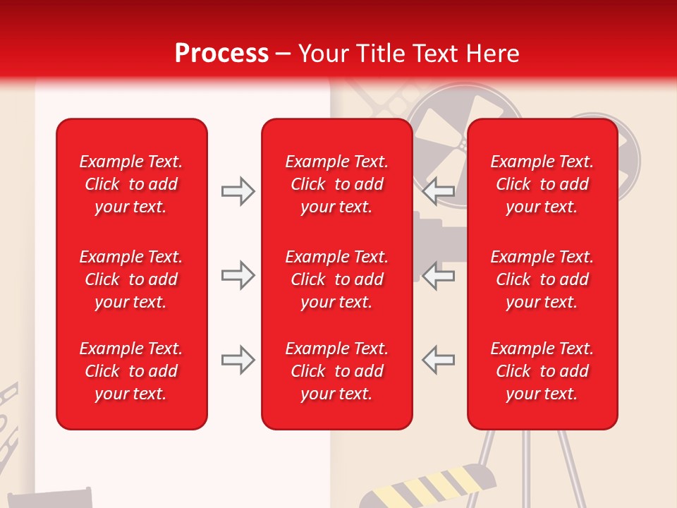 Blockbuster Cameraman Presentation PowerPoint Template