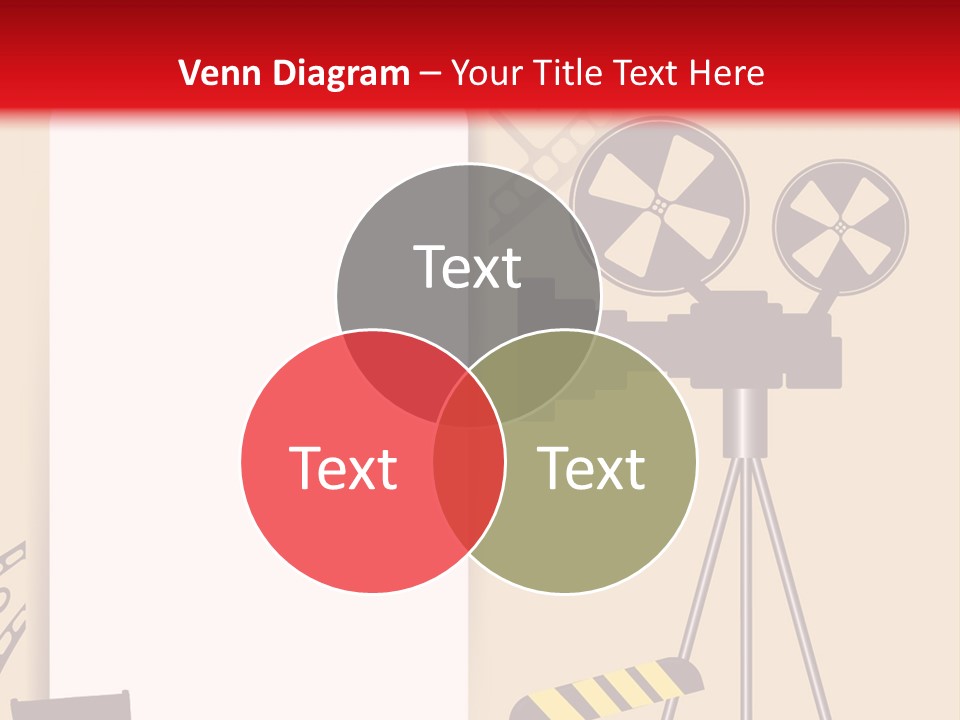 Blockbuster Cameraman Presentation PowerPoint Template
