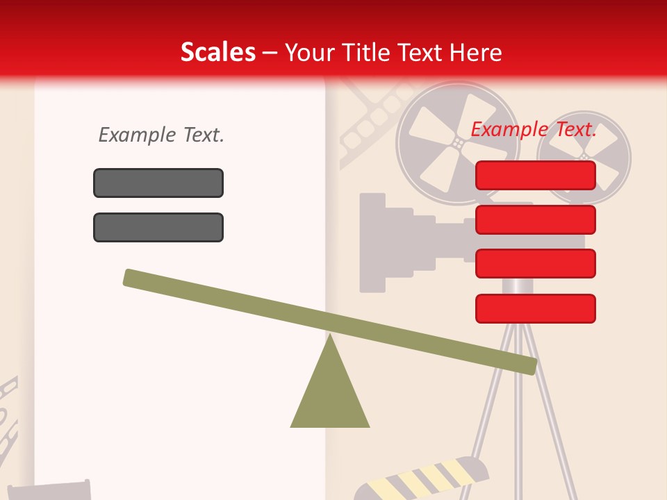 Blockbuster Cameraman Presentation PowerPoint Template