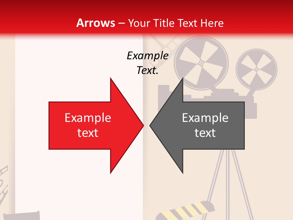 Blockbuster Cameraman Presentation PowerPoint Template