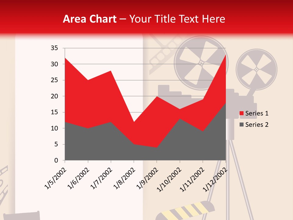 Blockbuster Cameraman Presentation PowerPoint Template