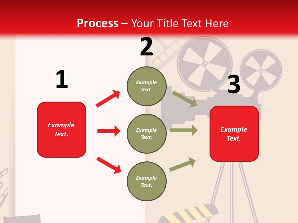 Blockbuster Cameraman Presentation PowerPoint Template