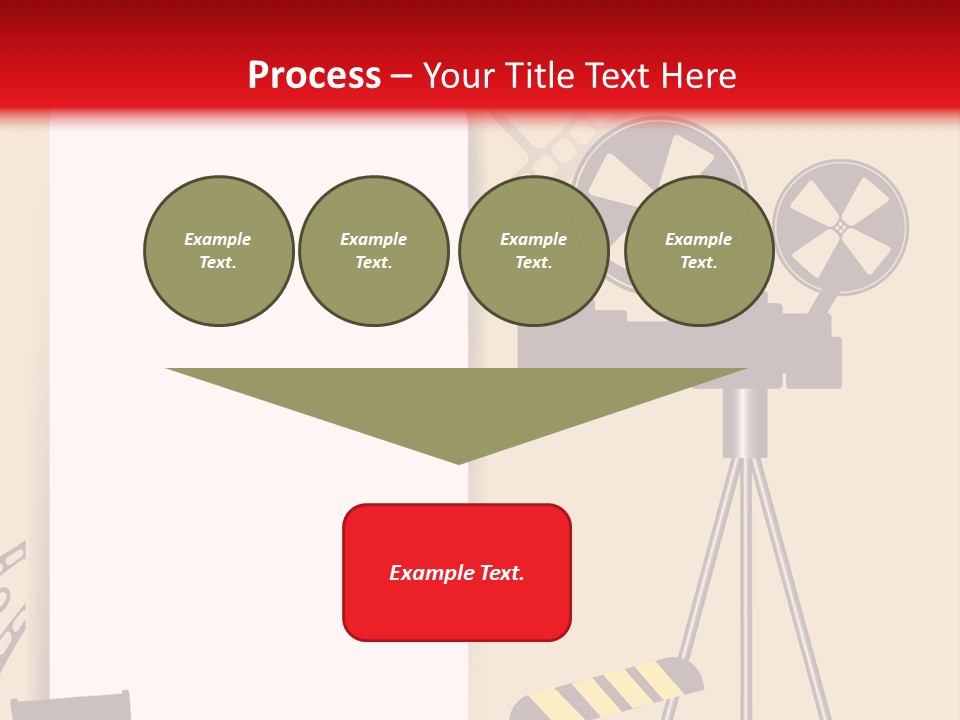 Blockbuster Cameraman Presentation PowerPoint Template