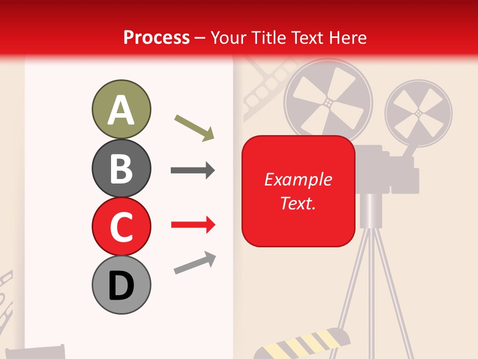 Blockbuster Cameraman Presentation PowerPoint Template