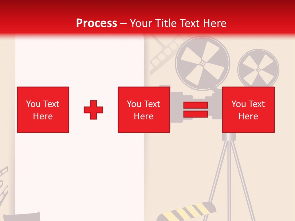 Blockbuster Cameraman Presentation PowerPoint Template