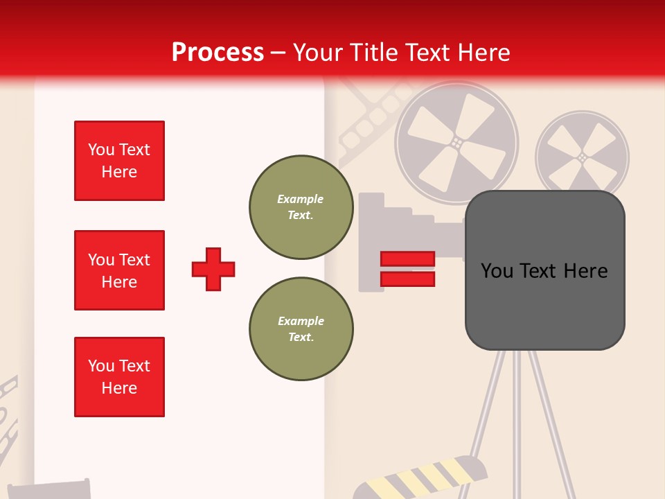 Blockbuster Cameraman Presentation PowerPoint Template