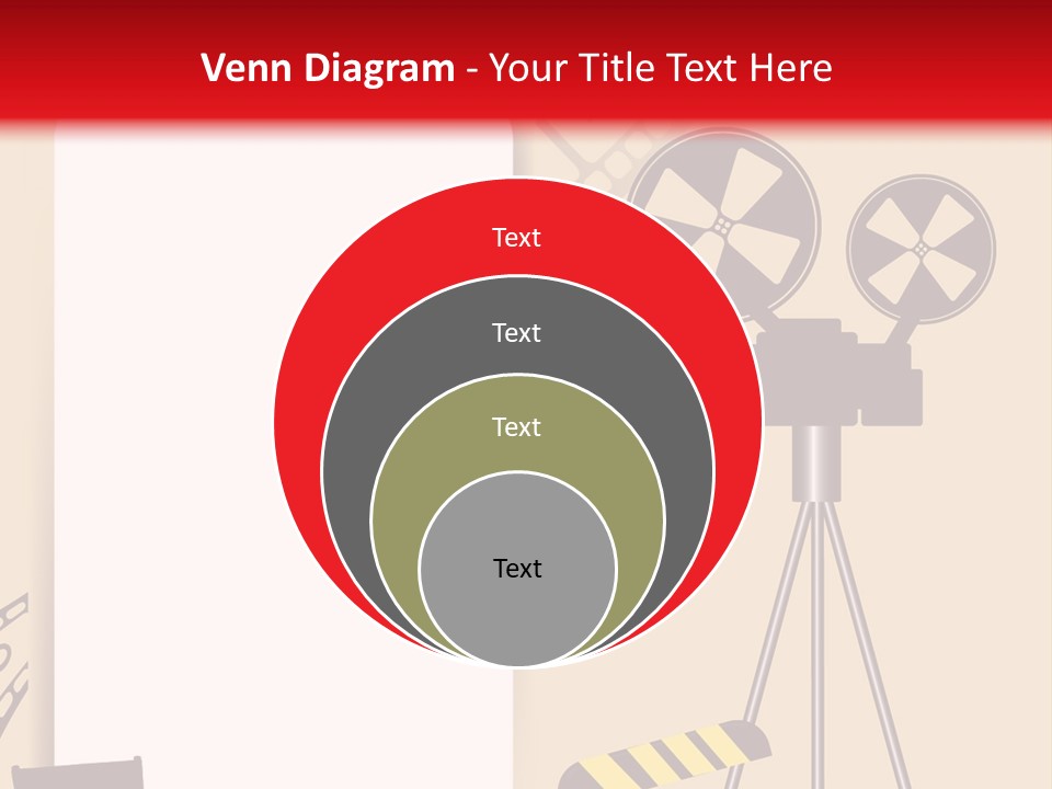 Blockbuster Cameraman Presentation PowerPoint Template
