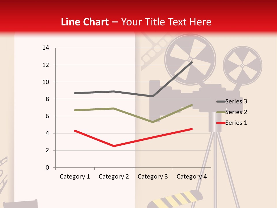 Blockbuster Cameraman Presentation PowerPoint Template