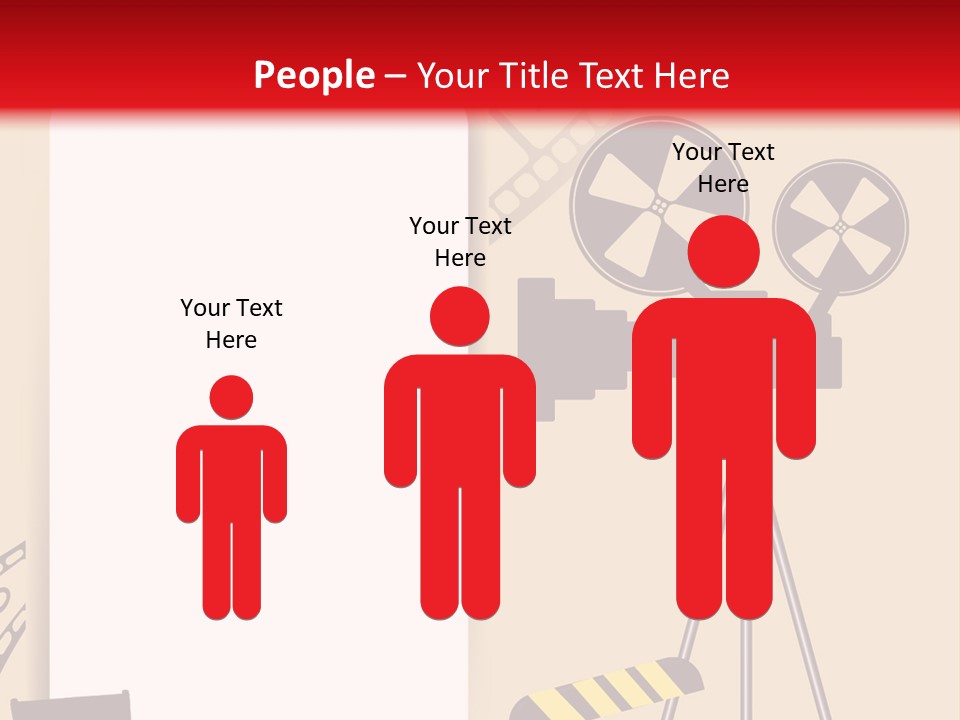 Blockbuster Cameraman Presentation PowerPoint Template