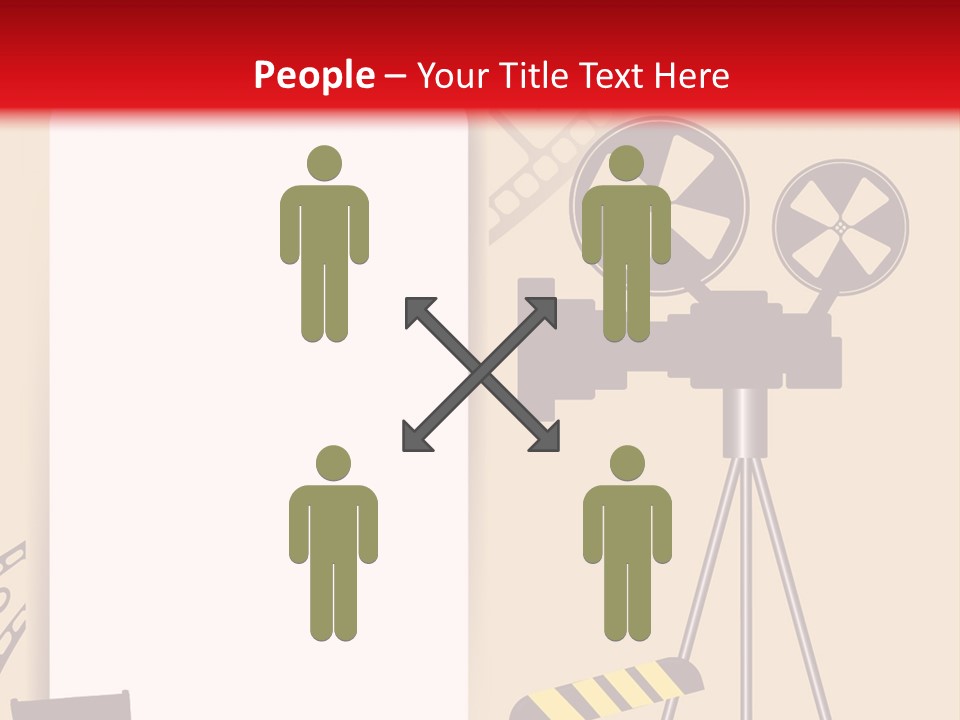 Blockbuster Cameraman Presentation PowerPoint Template