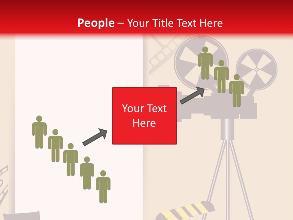 Blockbuster Cameraman Presentation PowerPoint Template