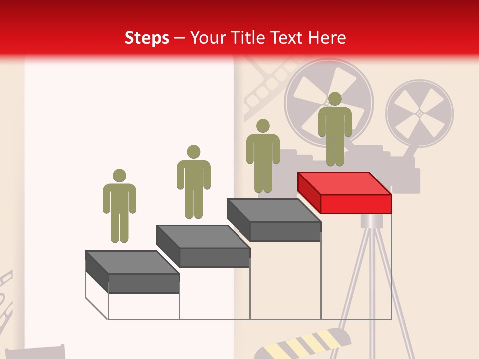 Blockbuster Cameraman Presentation PowerPoint Template