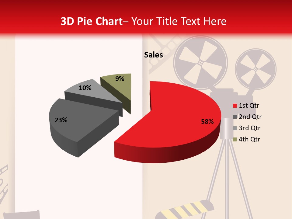 Blockbuster Cameraman Presentation PowerPoint Template