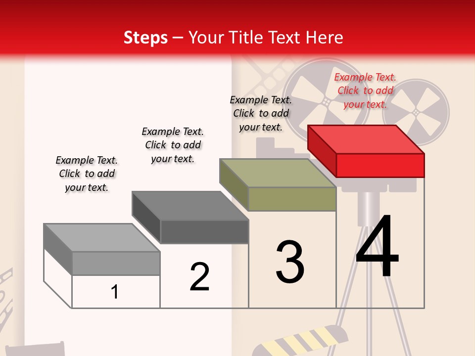 Blockbuster Cameraman Presentation PowerPoint Template
