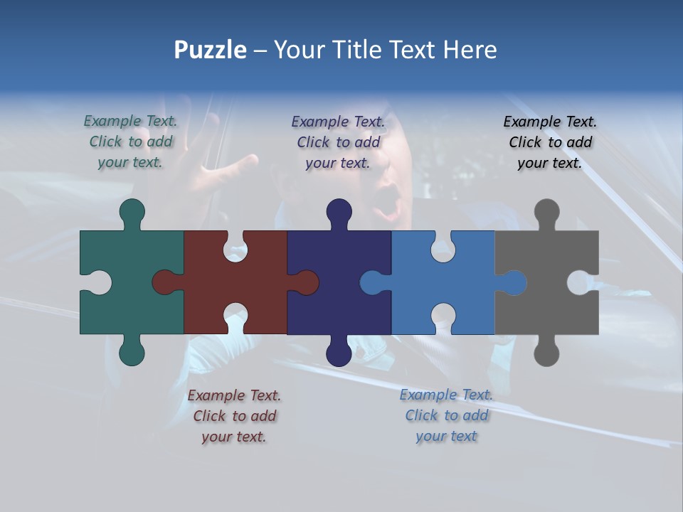 Young Abusive Expression PowerPoint Template