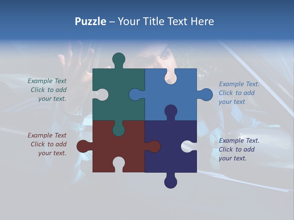 Young Abusive Expression PowerPoint Template