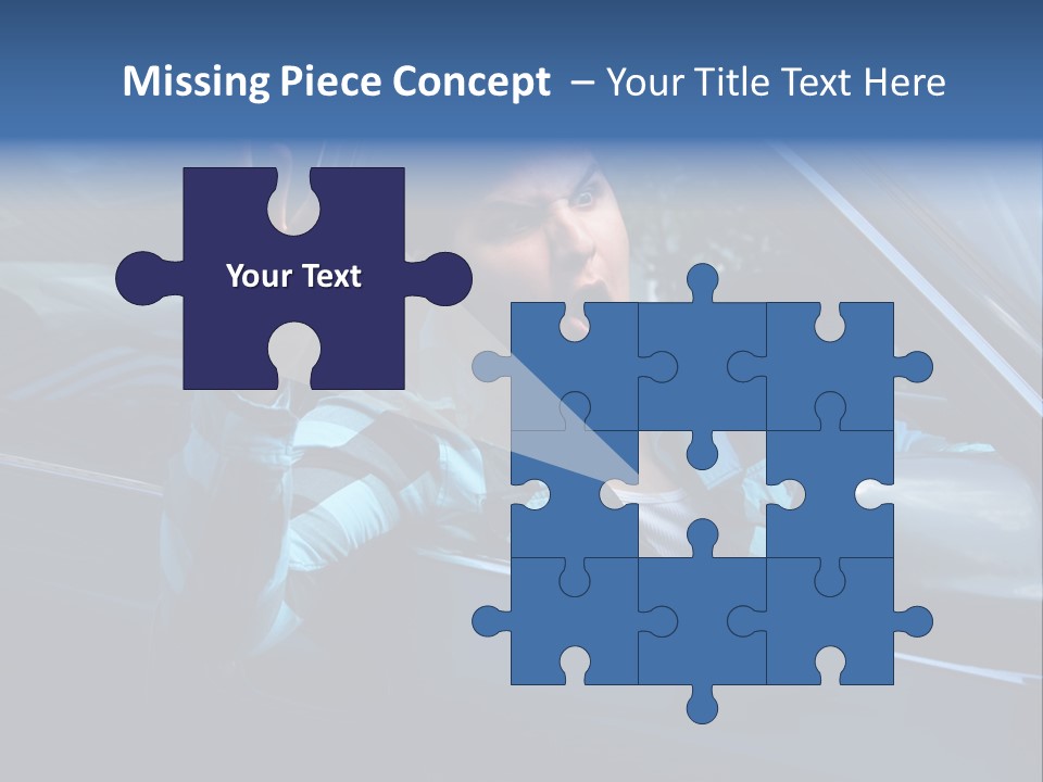 Young Abusive Expression PowerPoint Template