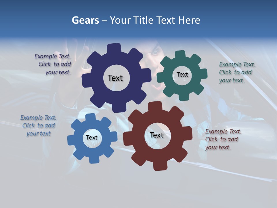 Young Abusive Expression PowerPoint Template