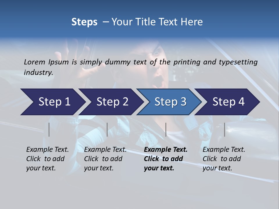 Young Abusive Expression PowerPoint Template