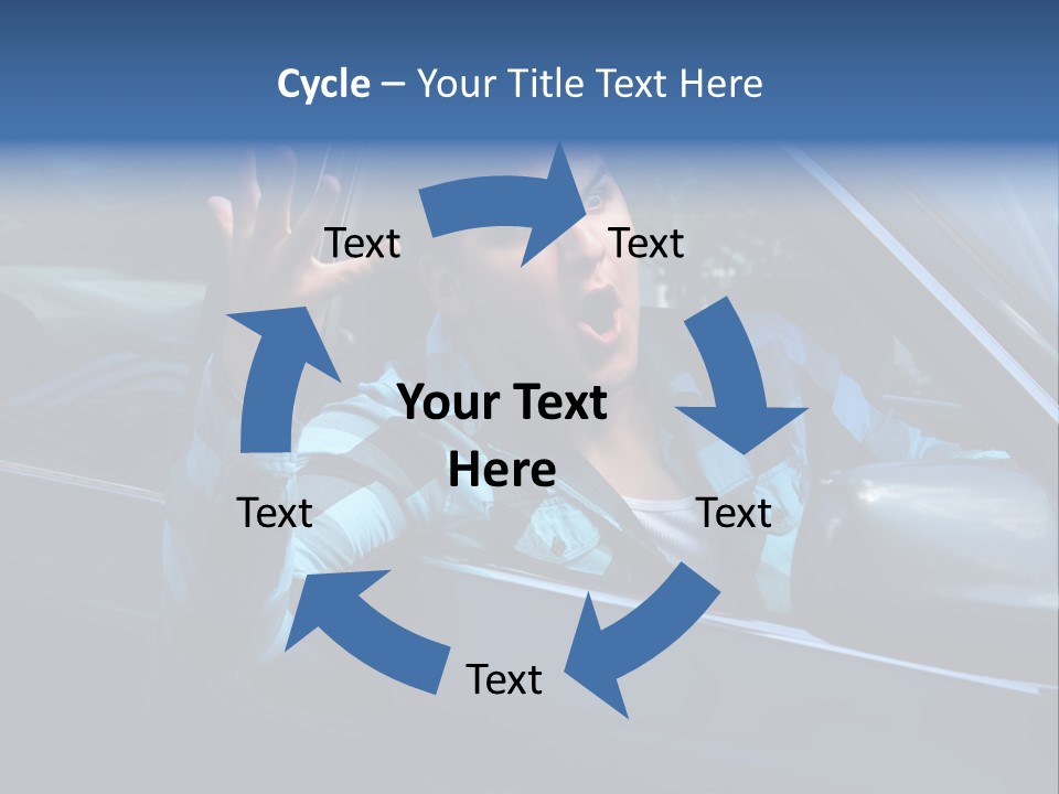 Young Abusive Expression PowerPoint Template