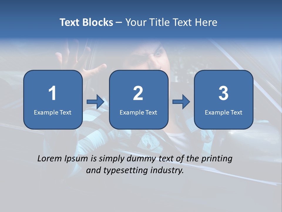 Young Abusive Expression PowerPoint Template