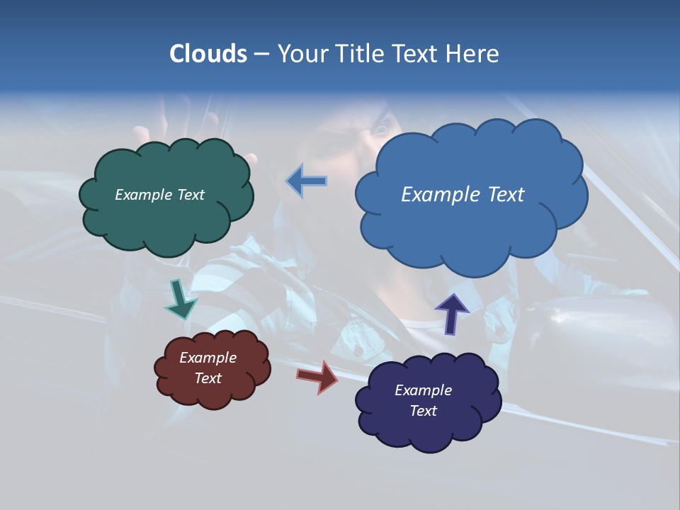 Young Abusive Expression PowerPoint Template