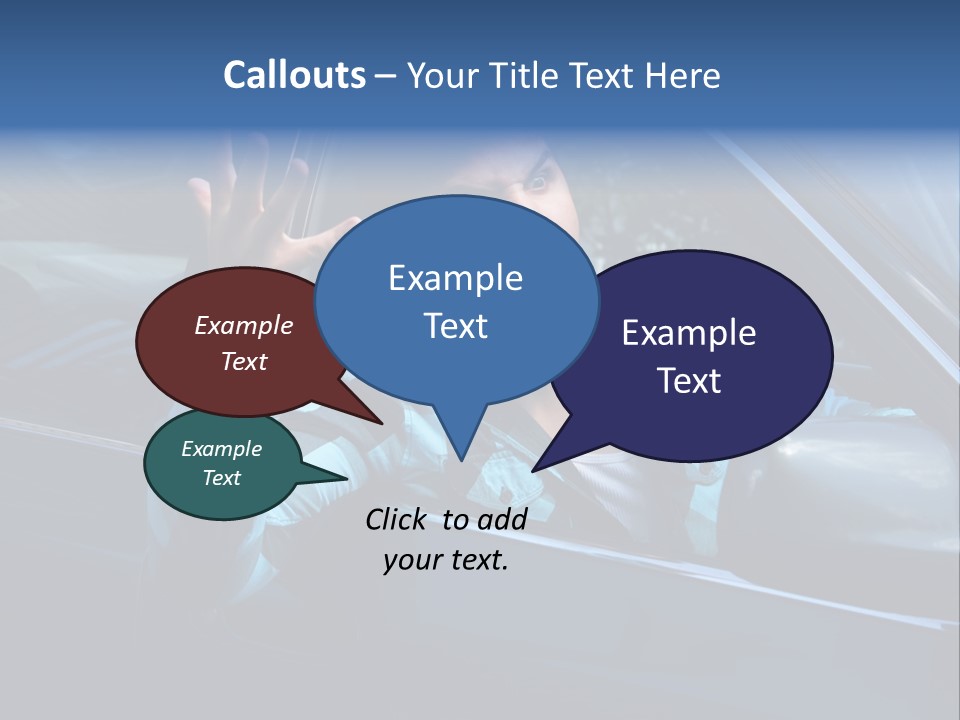 Young Abusive Expression PowerPoint Template