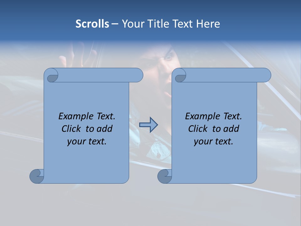 Young Abusive Expression PowerPoint Template
